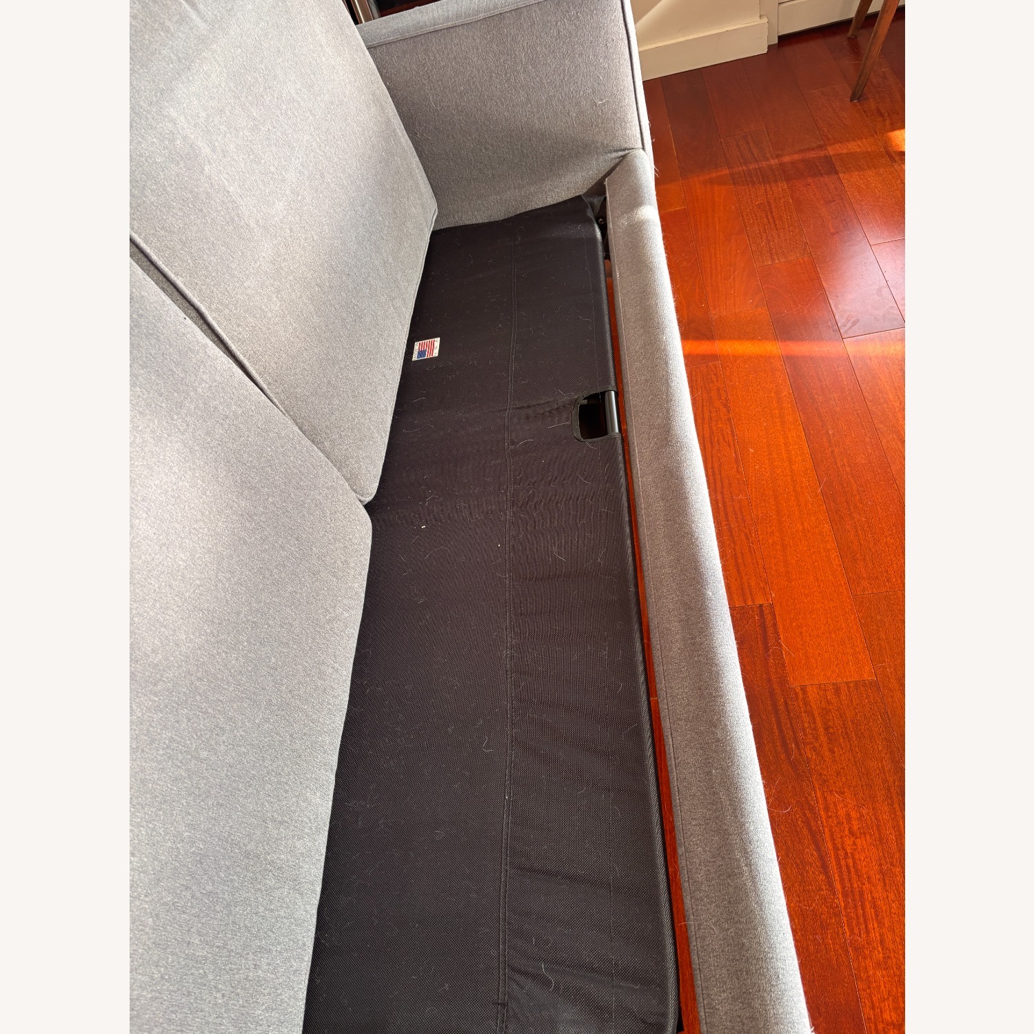 West Elm Harris Light Gray Fabric Sleeper Sofa - image-7