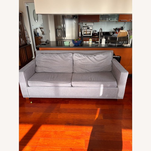 Used West Elm Harris Light Gray Fabric Sleeper Sofa for sale on AptDeco