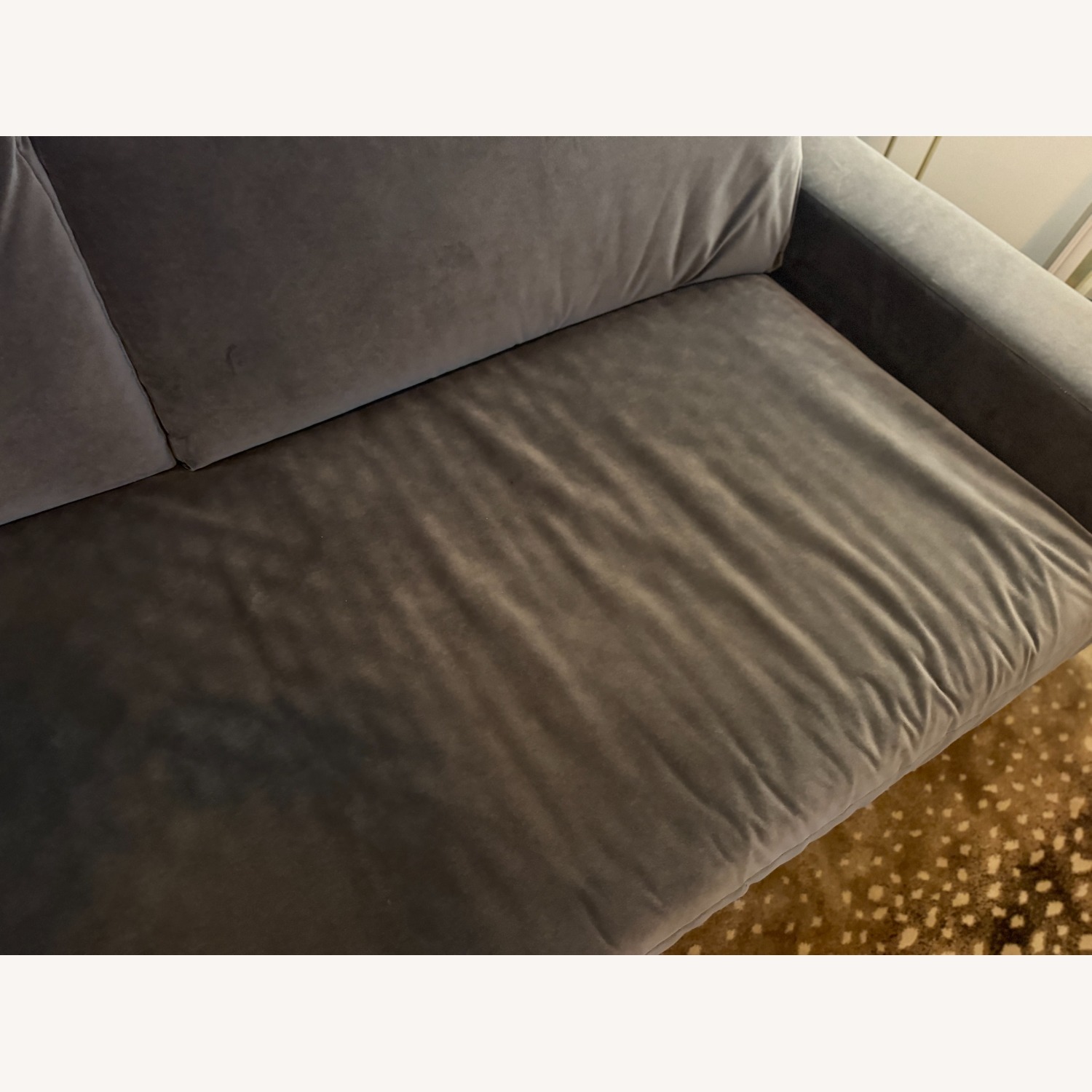 Restoration Hardware Modena Bench Sofa - Performance Velvet - image-3