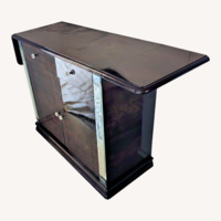 Vintage/Antique Dark Brown Wood Sideboard