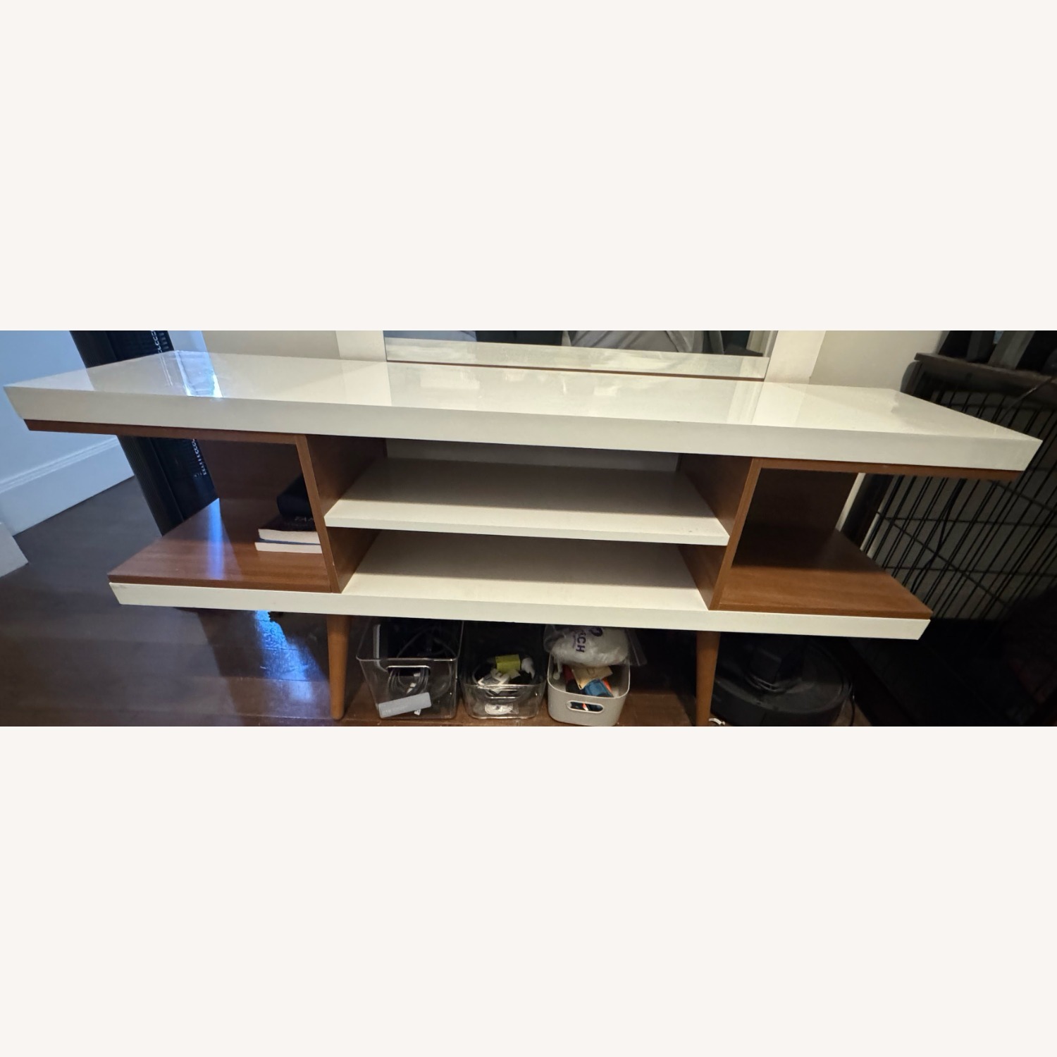 White Media Console - image-2