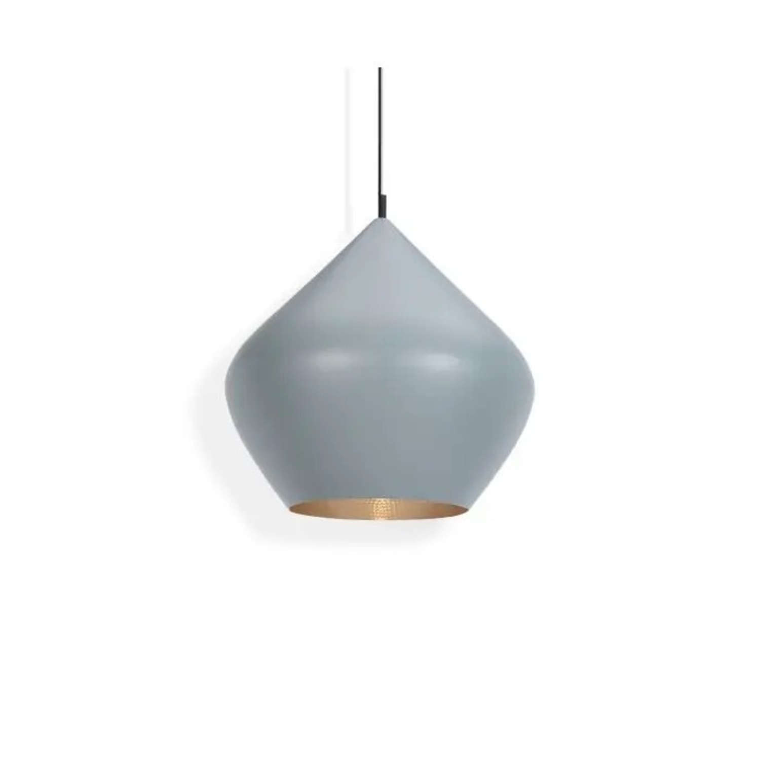 Tom Dixon Beat Light Gray Metal Ceiling Lamp - image-1
