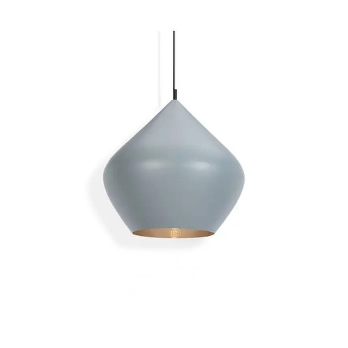 Used Tom Dixon Beat Light Gray Metal Ceiling Lamp for sale on AptDeco