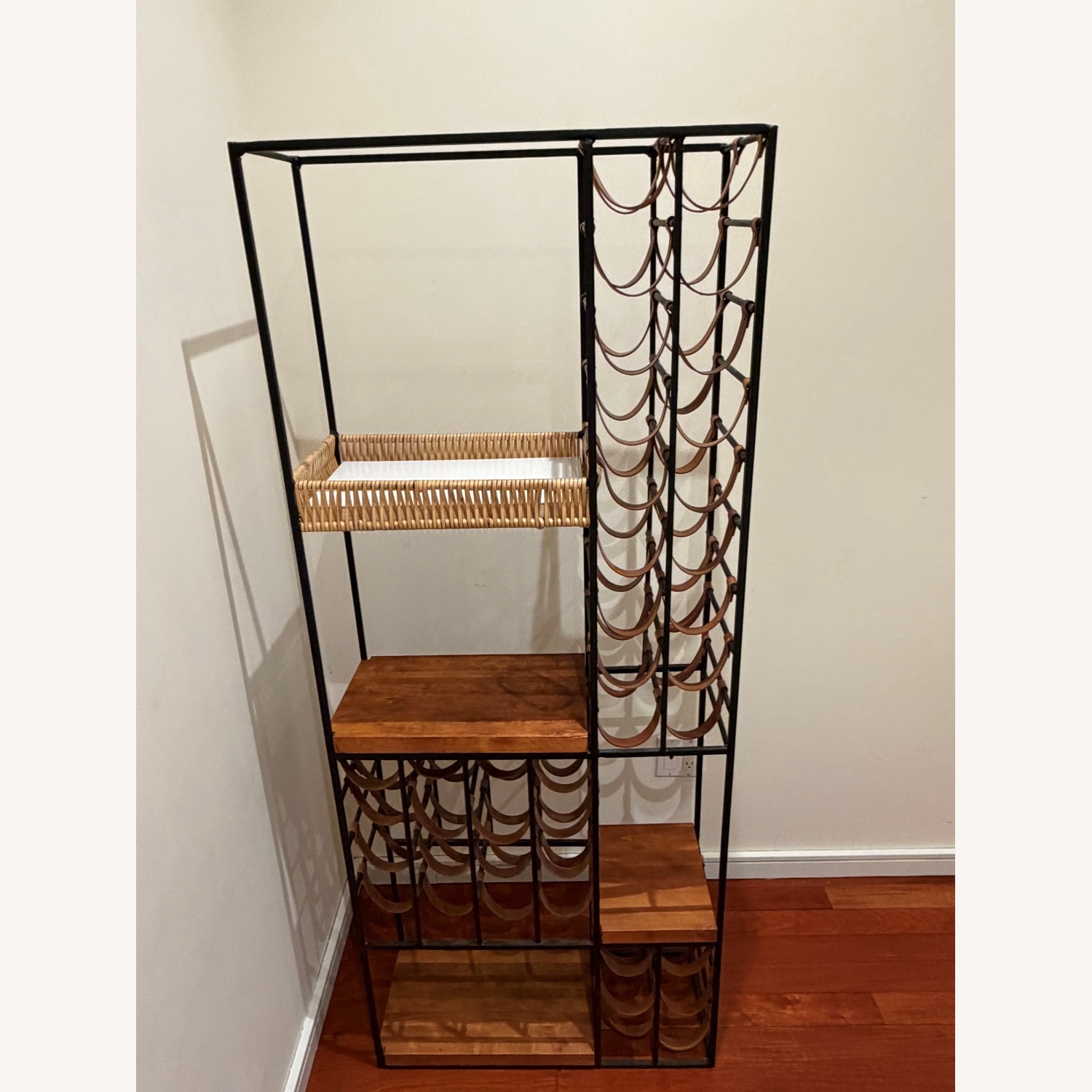Arthur Umanoff Large Vintage Wine Rack - image-1