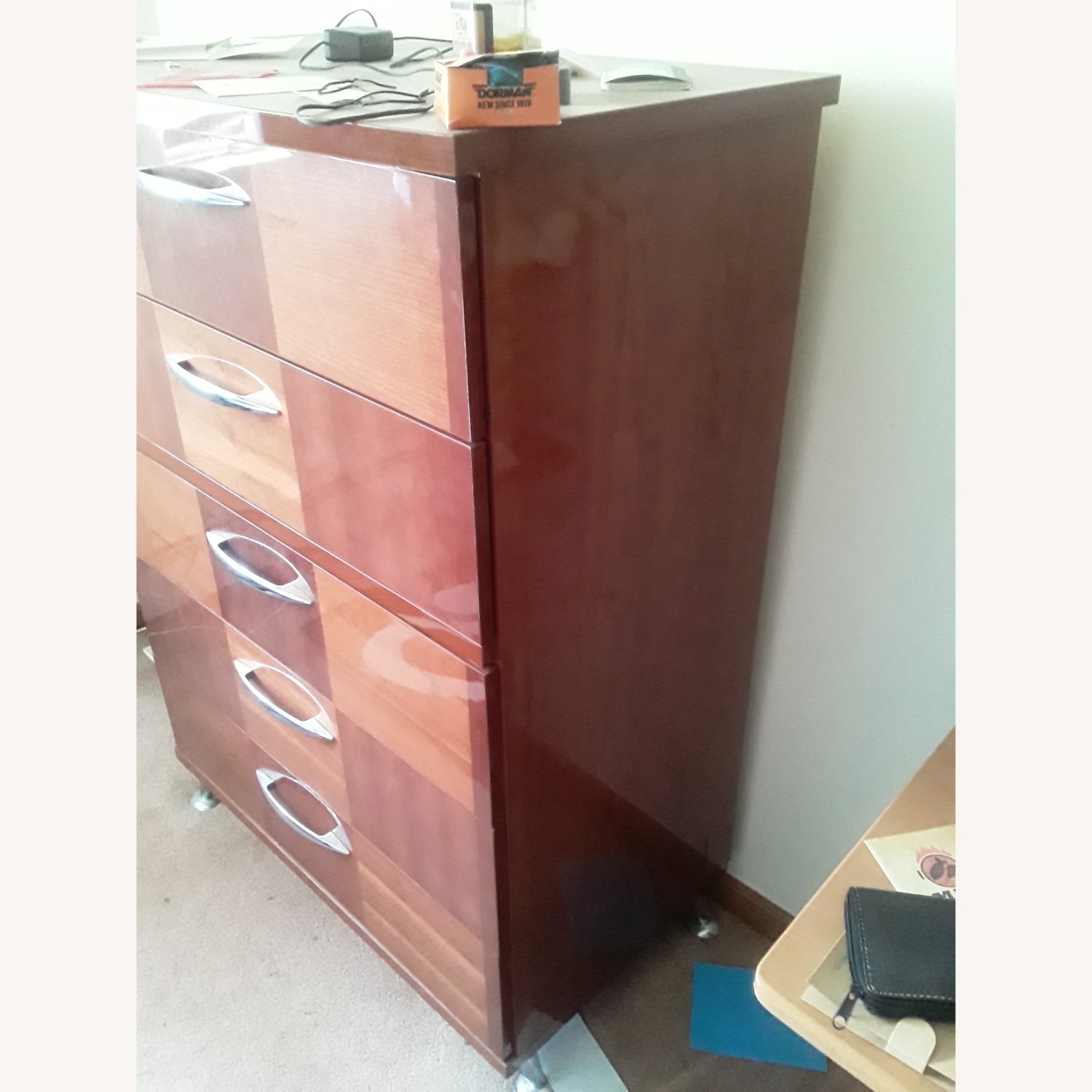 Natural Wood Armoire - image-2