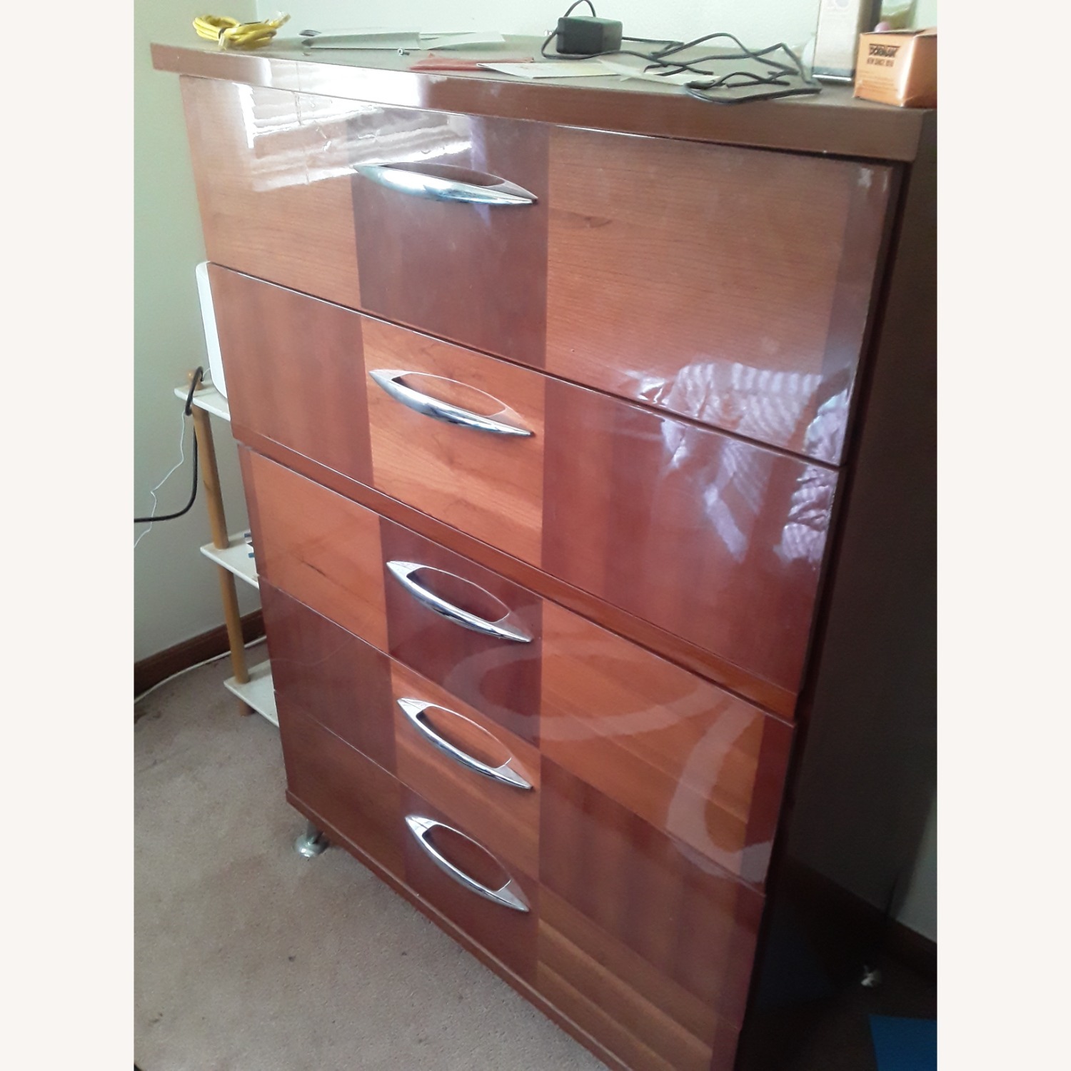 Natural Wood Armoire - image-4