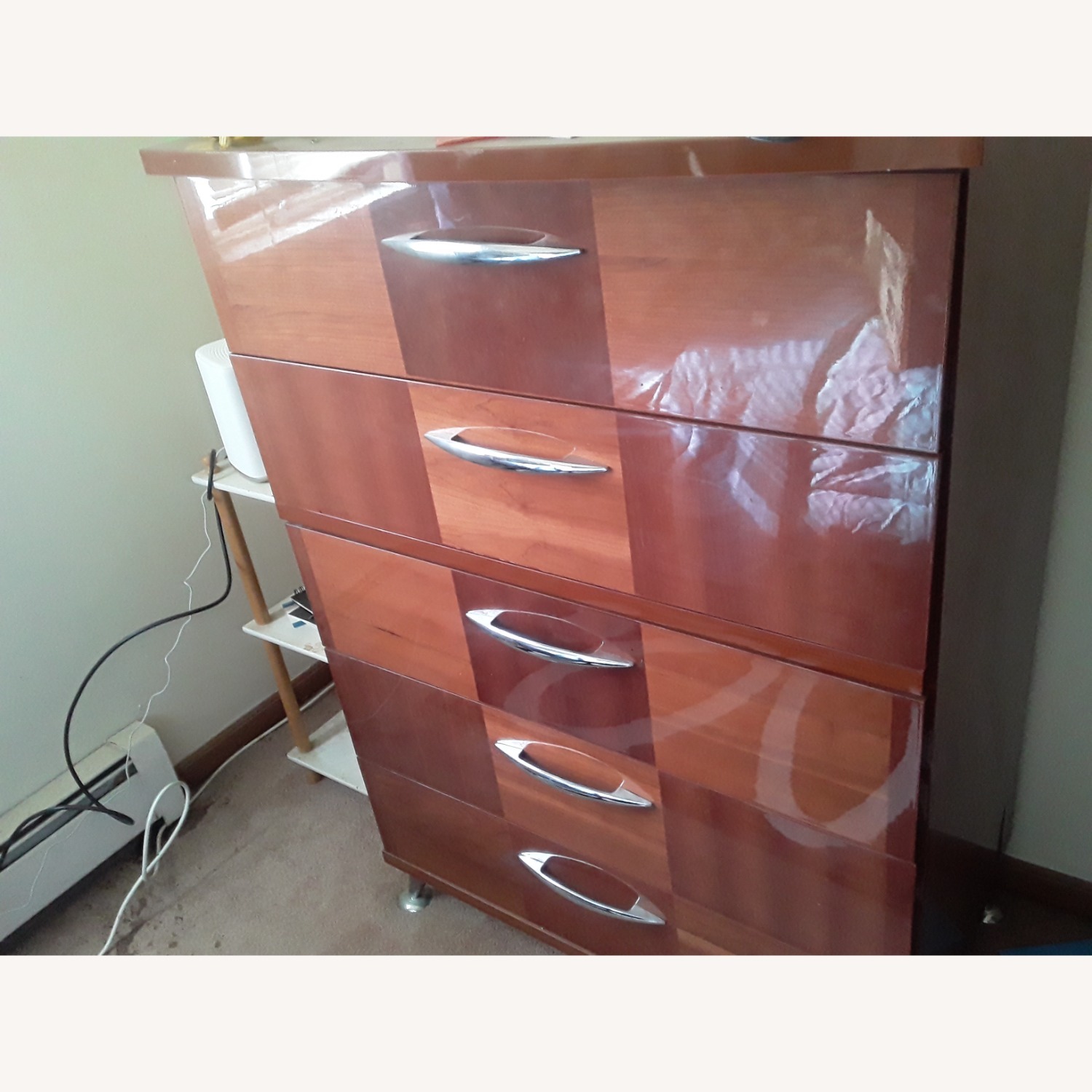 Natural Wood Armoire - image-1