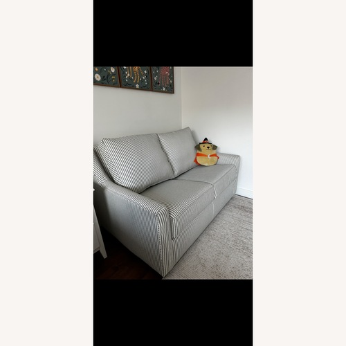 Used Wayfair Gemi 56” Upholstered Sleeper Sofa  for sale on AptDeco
