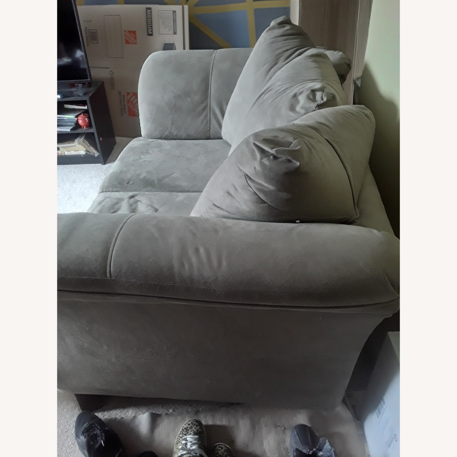 Light Gray 2 Seater Sofa - image-4