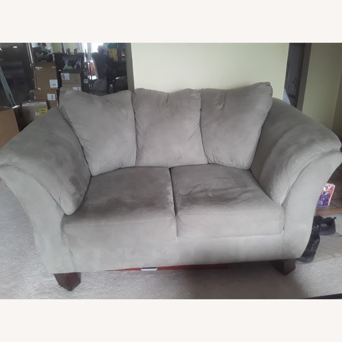 Used Light Gray 2 Seater Sofa for sale on AptDeco