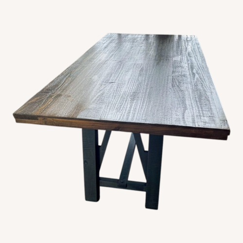 Used Dark Wood Dining Table for sale on AptDeco