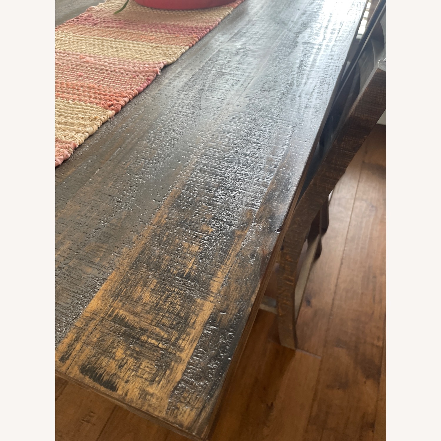 Dark Wood Dining Table - image-4