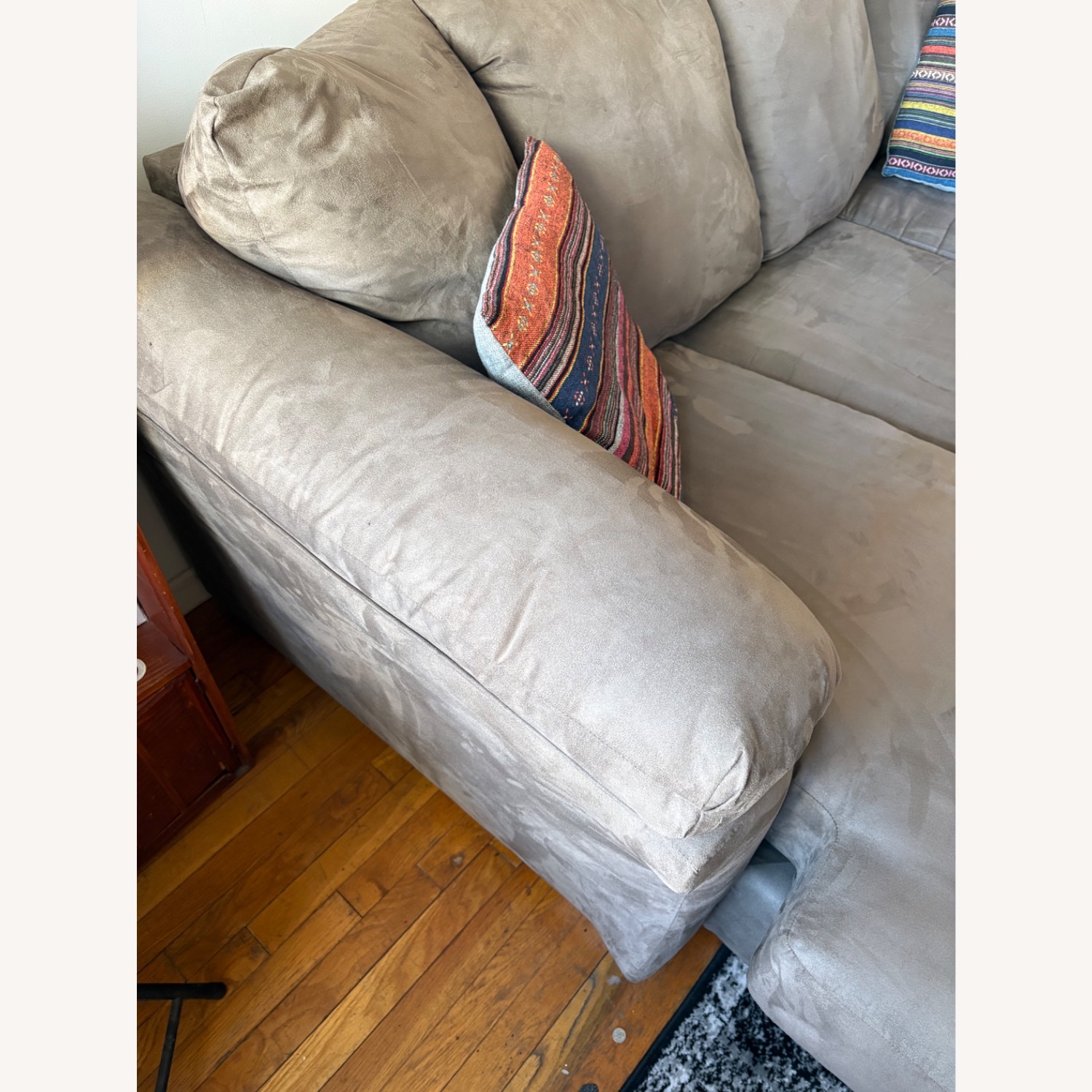 Ashley Furniture Darcy Dark Gray 3+ Piece Sectional - image-2