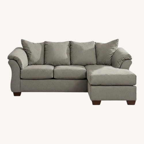 Used Ashley Furniture Darcy Dark Gray 3+ Piece Sectional for sale on AptDeco