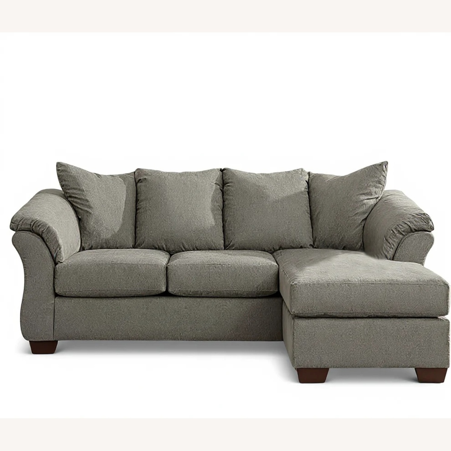 Ashley Furniture Darcy Dark Gray 3+ Piece Sectional - image-5