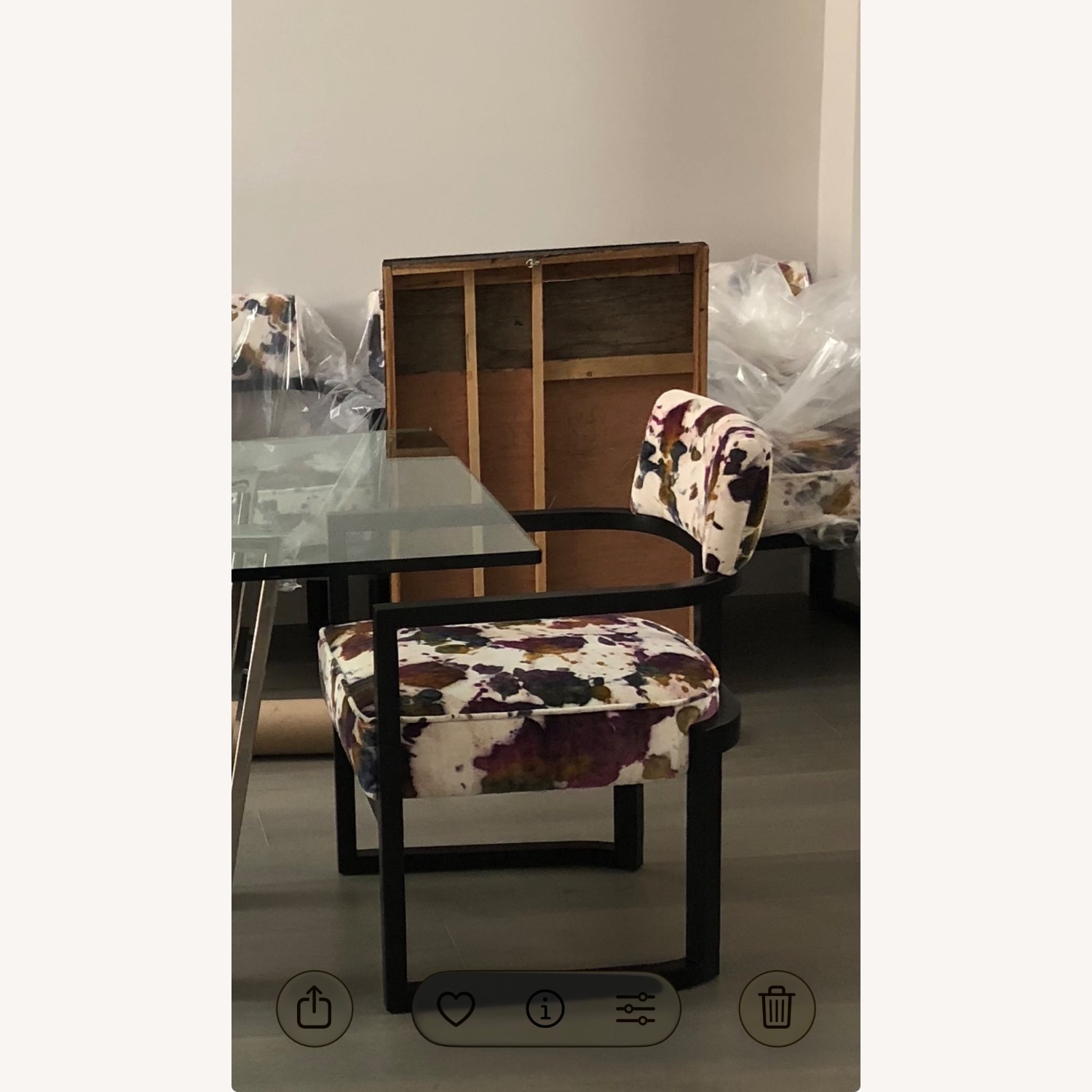 J Alexander Black Oak Chairs in Knoll Luxe Velvet - image-2