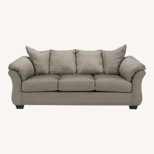 Used Light Gray Fabric 3+ Seater Sofa for sale on AptDeco