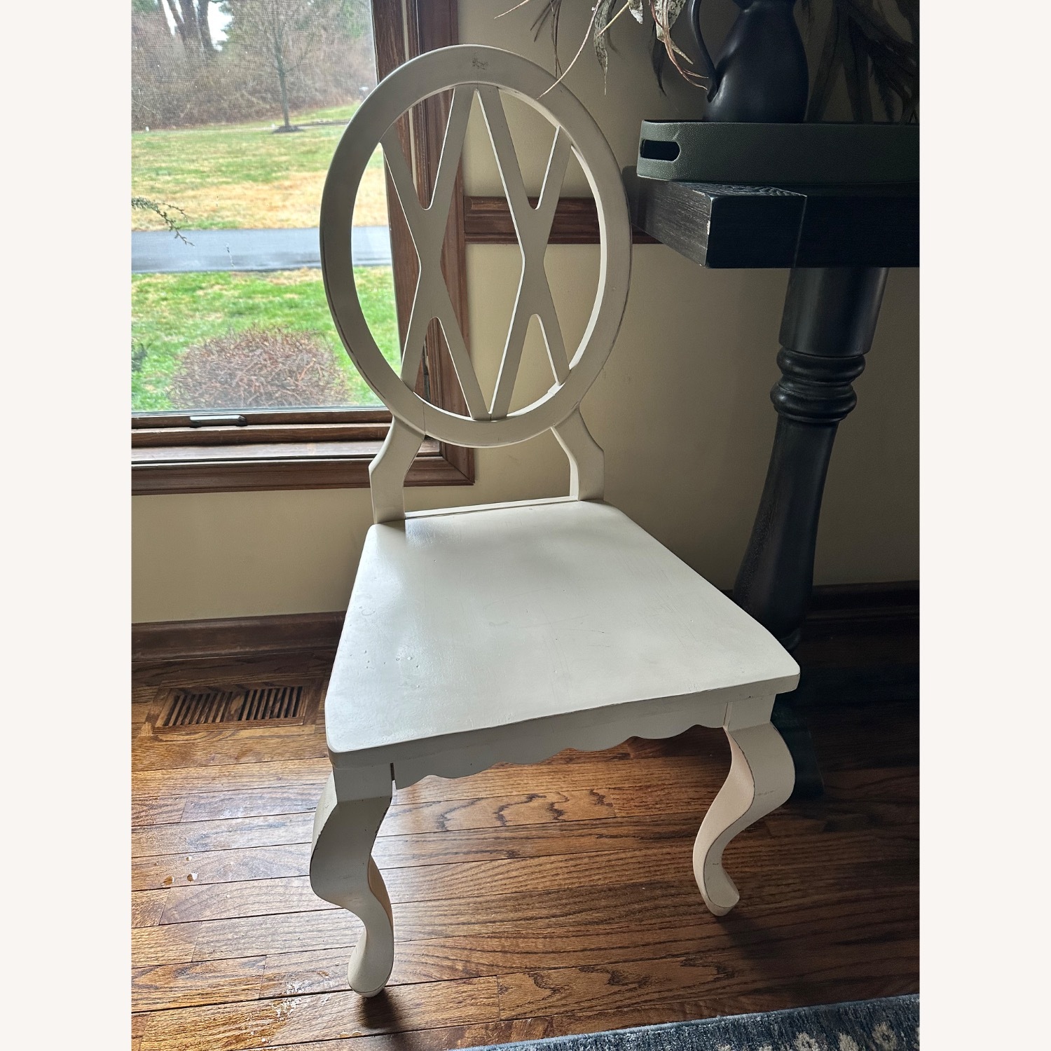 White Dining Chairs, Set of 2 - image-7