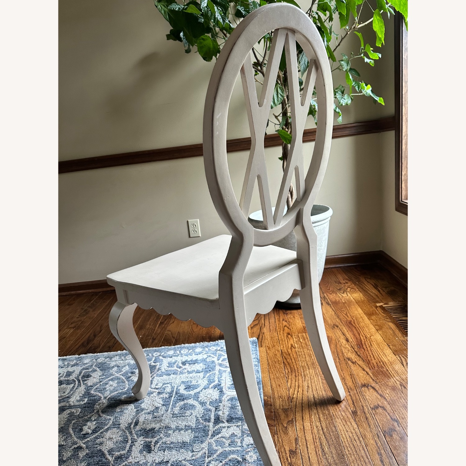White Dining Chairs, Set of 2 - image-3