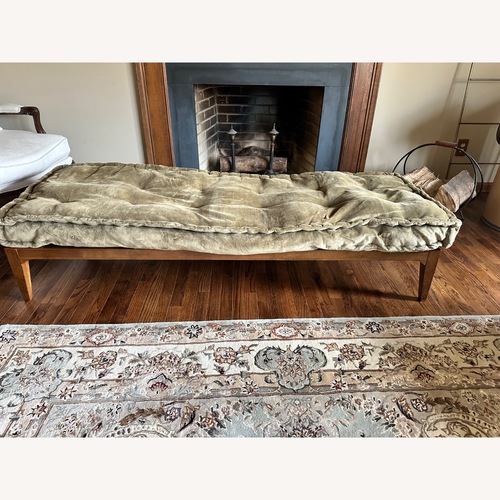 Used Urban Outfitters Rohini Dark Brown Wood Daybed for sale on AptDeco