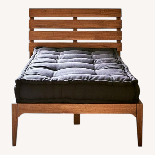 Used Urban Outfitters Rohini Dark Brown Wood Daybed for sale on AptDeco