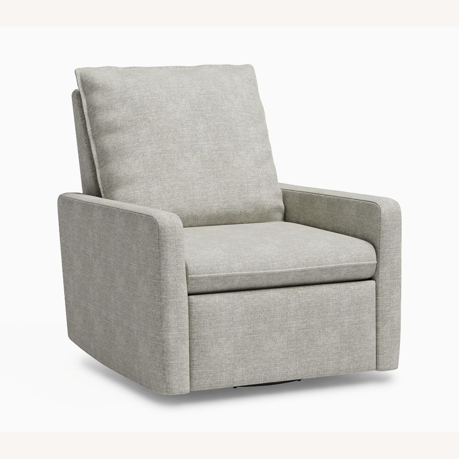 Pottery Barn Kids Paxton Light Gray Fabric Nursing Chair - image-4