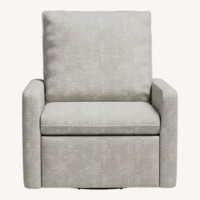 Pottery Barn Kids Paxton Light Gray Fabric Nursing Chair