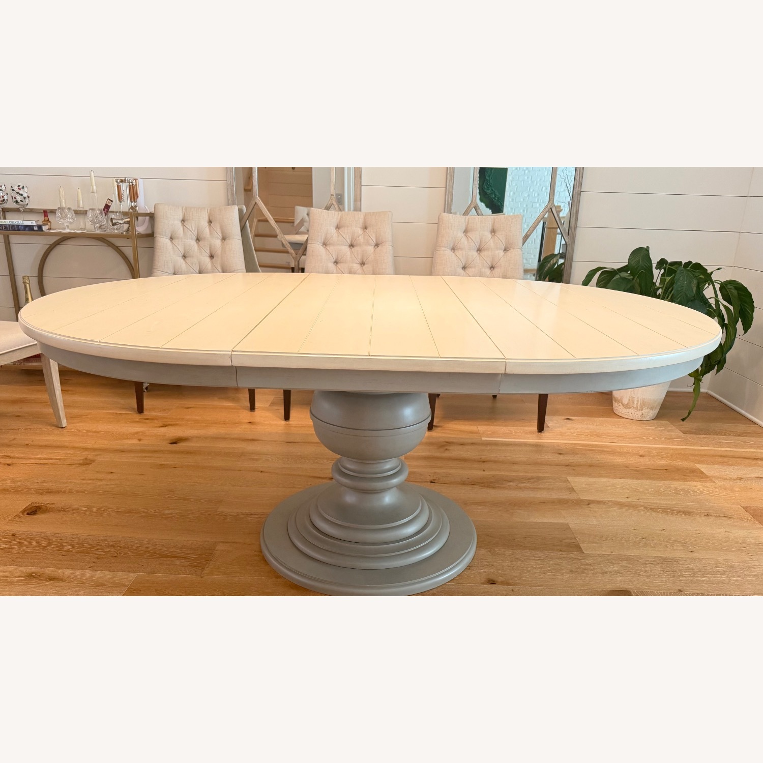 Universal Furniture White Wood Dining Table - image-1