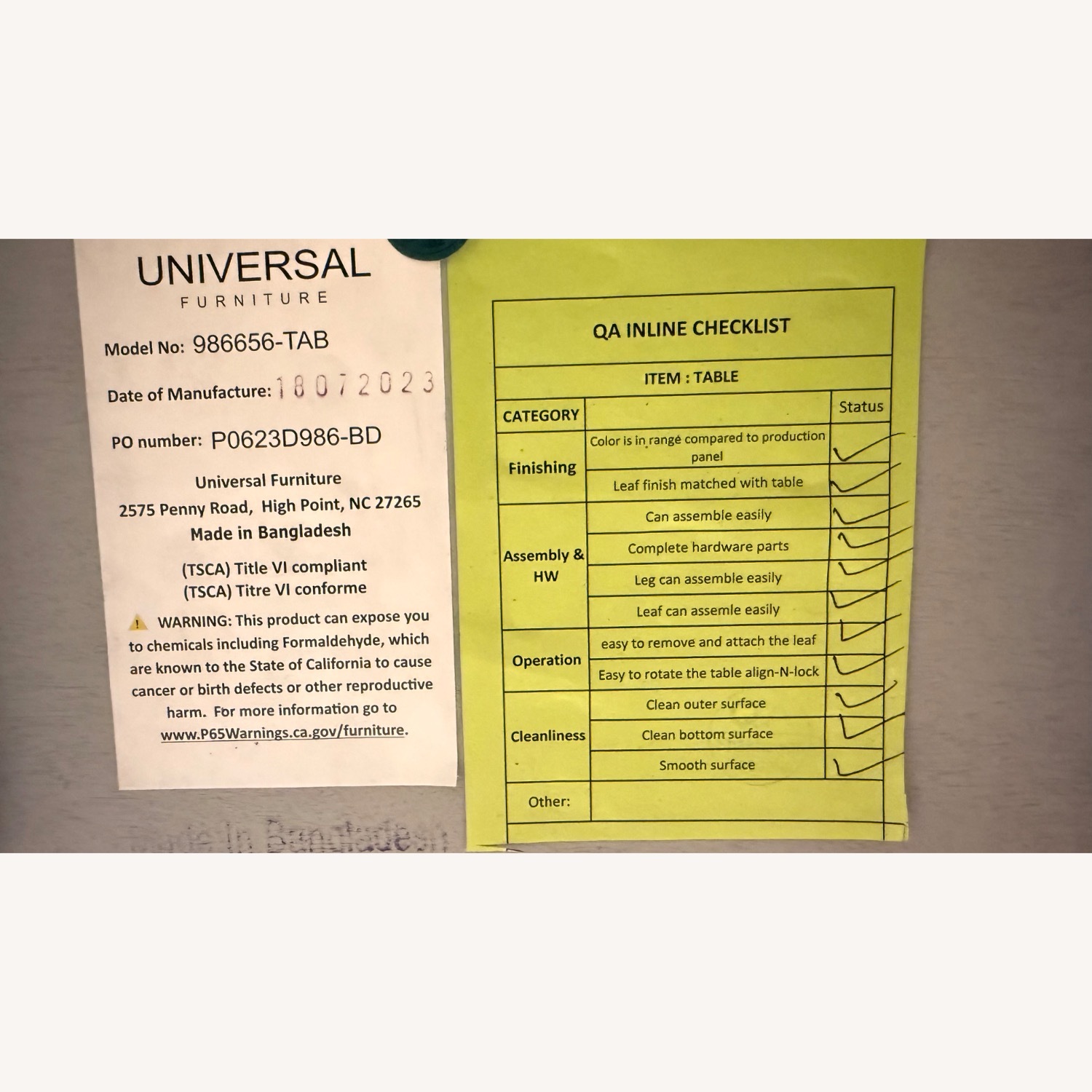 Universal Furniture White Wood Dining Table - image-5