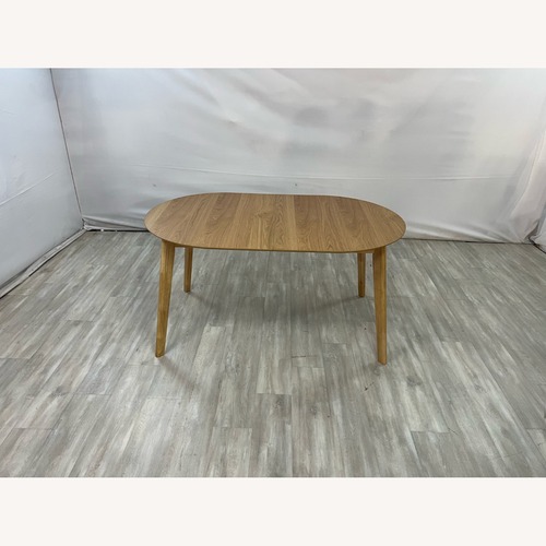 Used Hoft Homes Werner Extendable Dining Table - Oak for sale on AptDeco