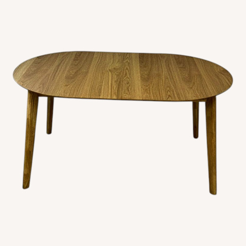 Used Hoft Homes Werner Extendable Dining Table - Oak for sale on AptDeco