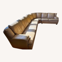 Large Leather Sectional