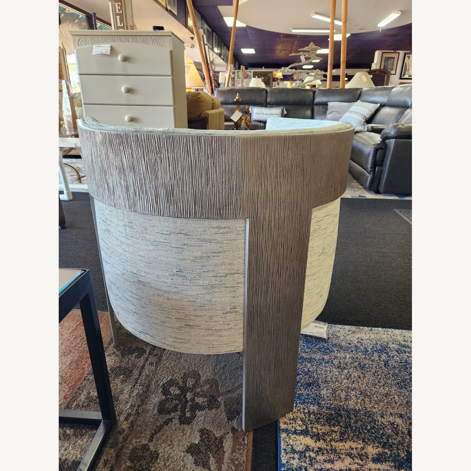 Cosway Bernhardt Light Gray Accent Chair - image-7