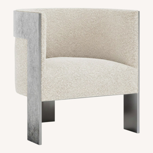 Used Cosway Bernhardt Light Gray Accent Chair for sale on AptDeco