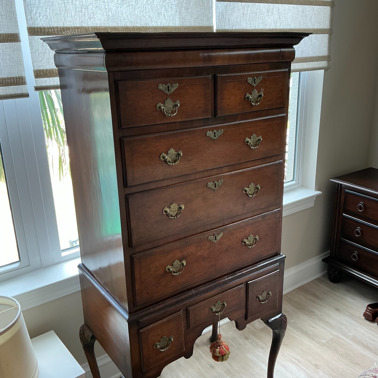 Vintage/Antique Dark Brown Chest - image-4