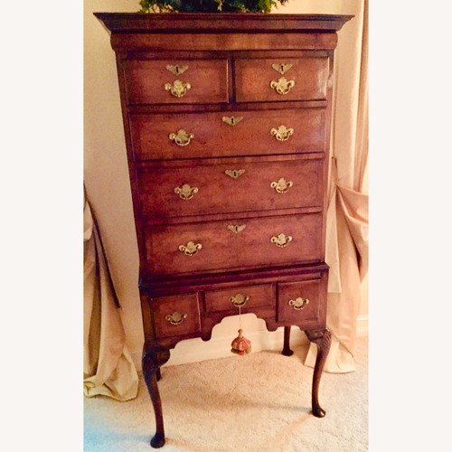 Used Vintage/Antique Dark Brown Chest for sale on AptDeco