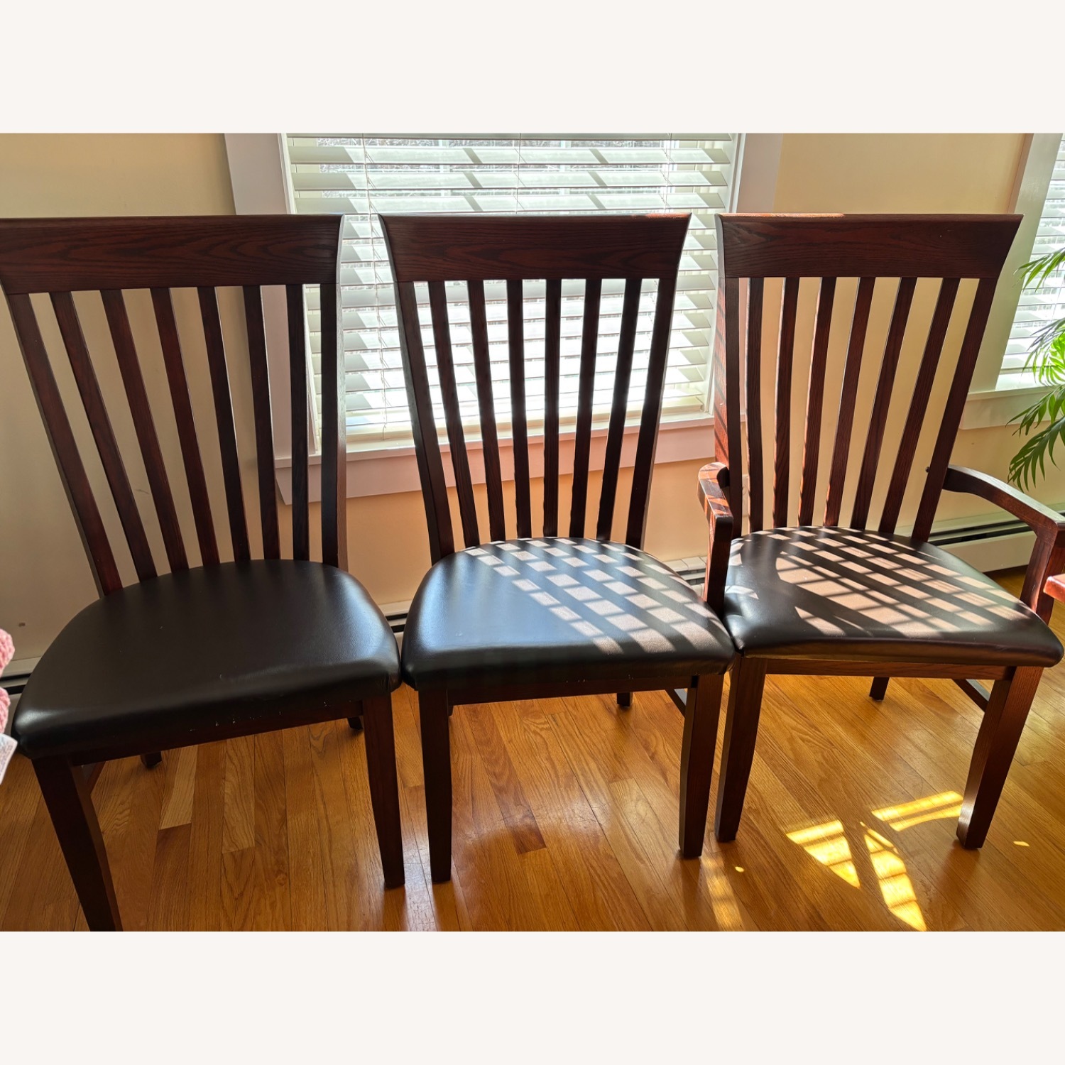 Light Brown Wood Dining Table - image-4