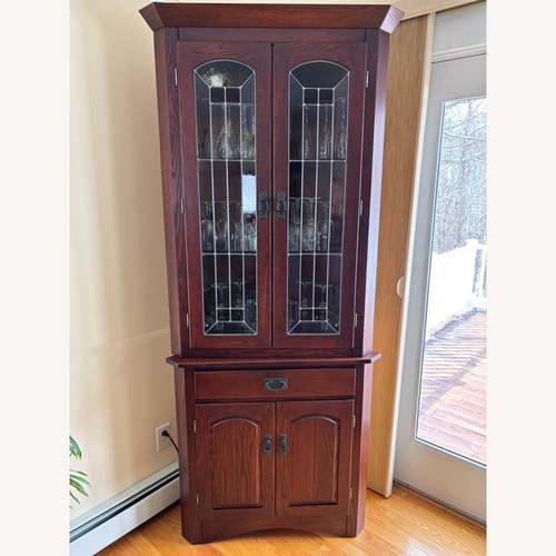 Used Light Brown Wood Credenza for sale on AptDeco