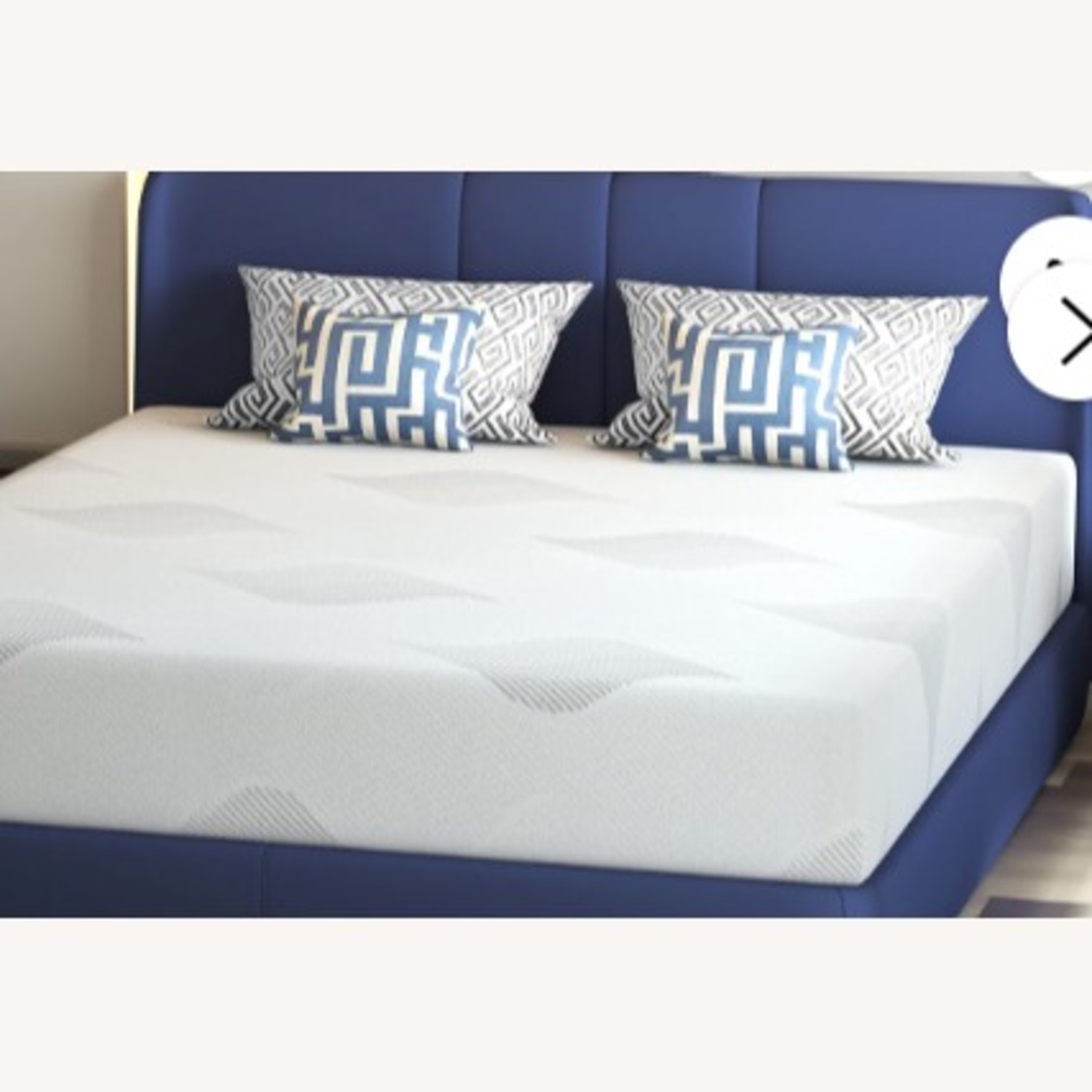 Walmart Black Metal King Bed - image-2