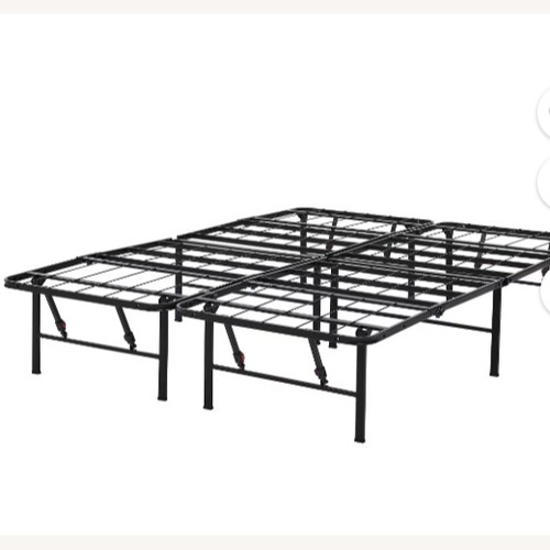 Used Walmart Black Metal King Bed for sale on AptDeco