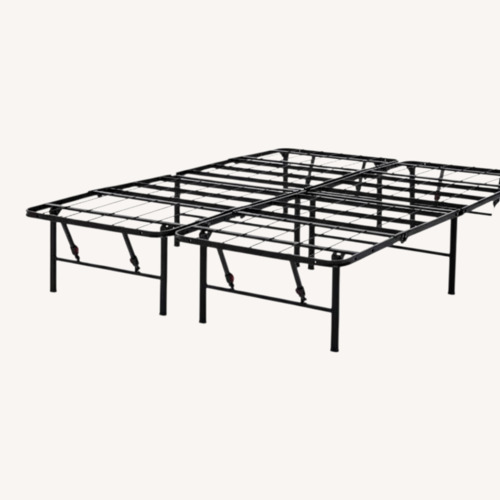 Used Walmart Black Metal King Bed for sale on AptDeco