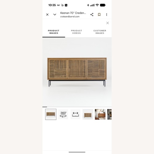 Used Crate & Barrel Keenan Console  for sale on AptDeco