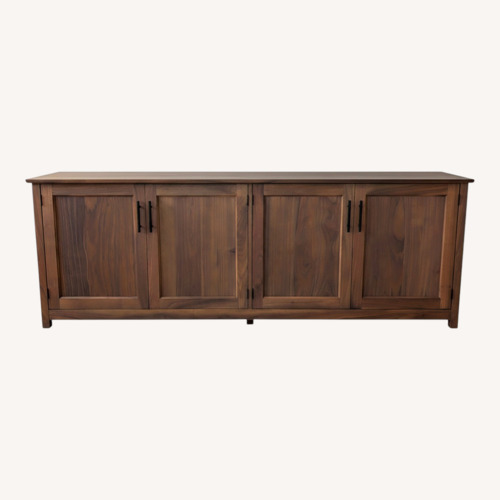 Used Pottery Barn Dark Brown Wood Sideboard for sale on AptDeco