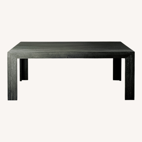 Used Restoration Hardware Machinto Black Wood Dining Table for sale on AptDeco