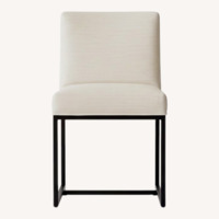 Restoration Hardware Emery Fabric Dining Side Chairs
