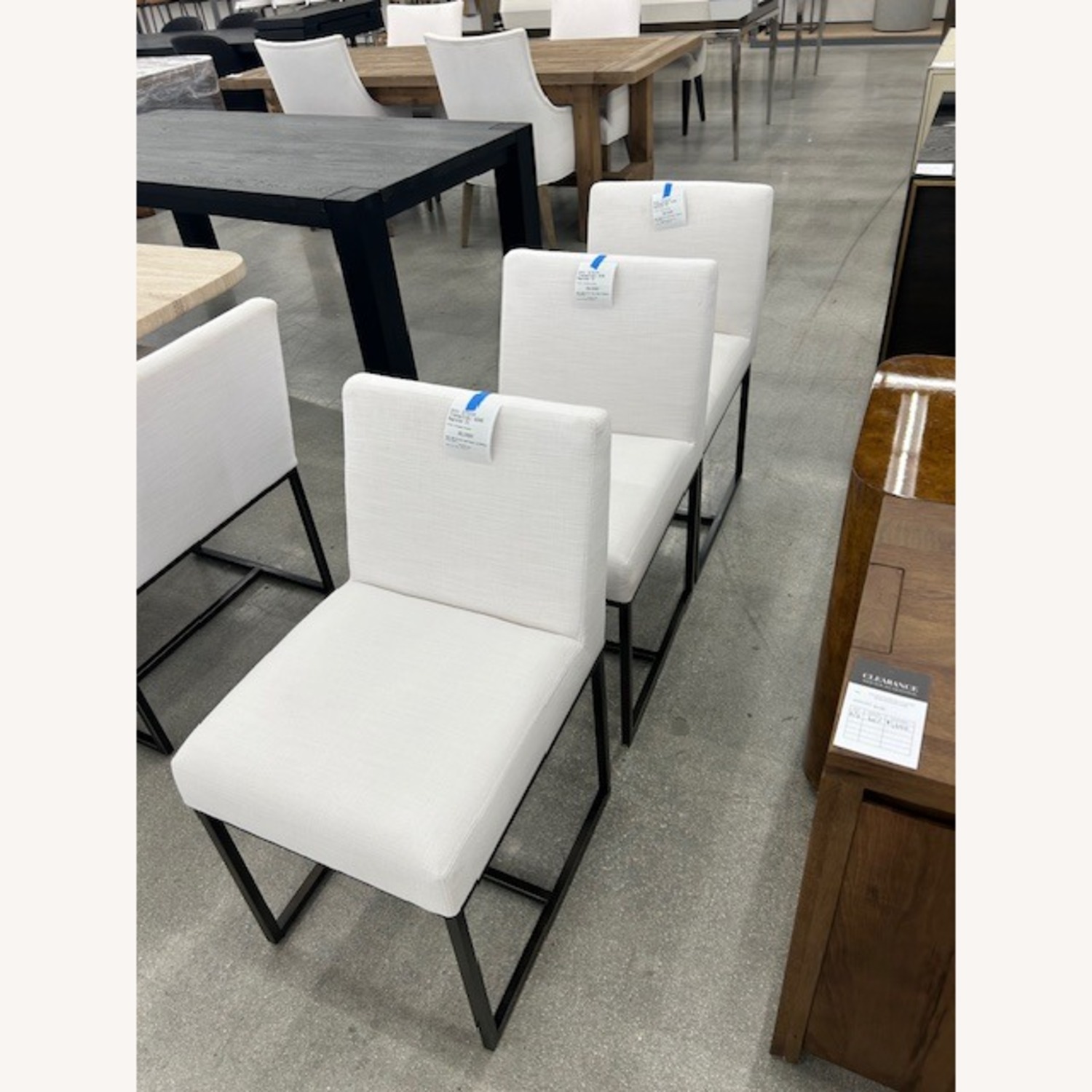 Restoration Hardware Emery Fabric Dining Side Chairs - image-2