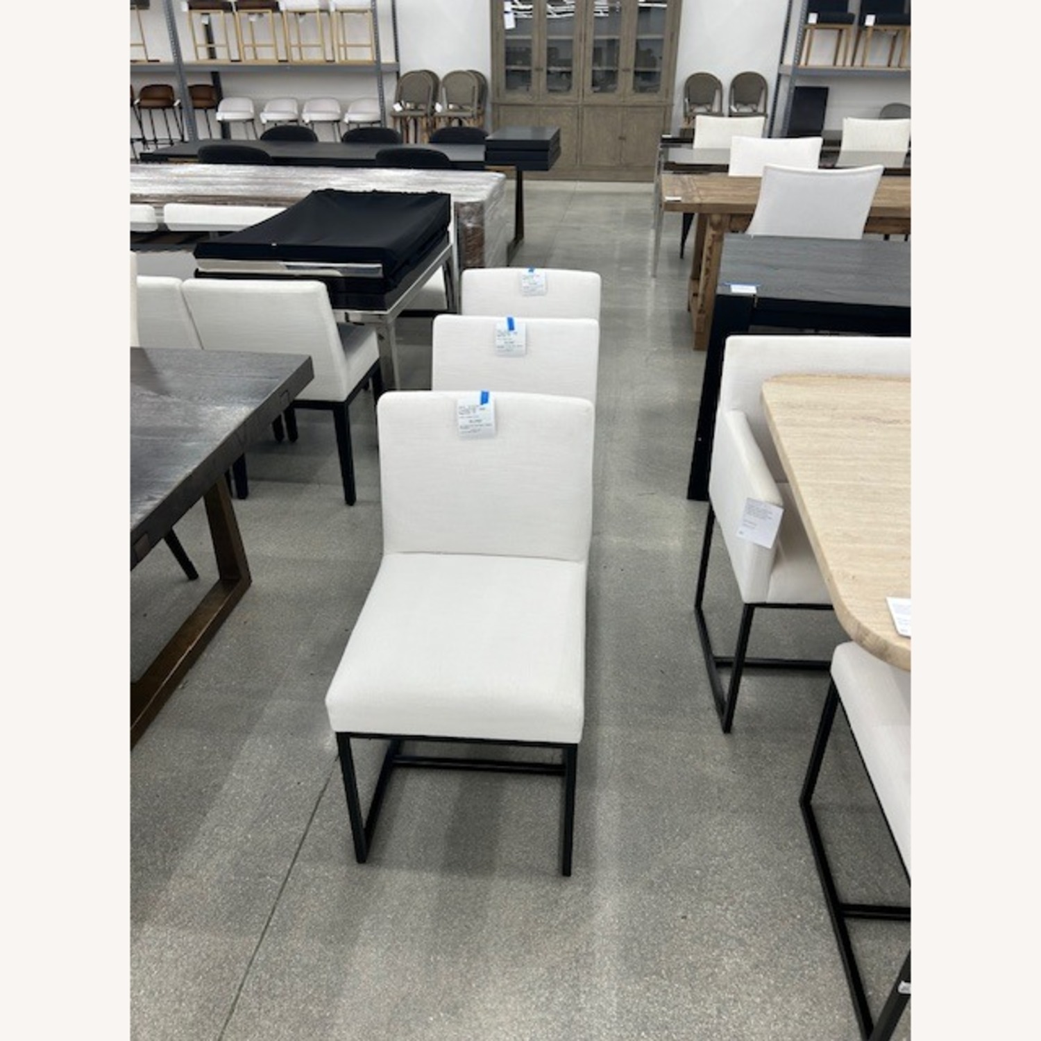 Restoration Hardware Emery Fabric Dining Side Chairs - image-1