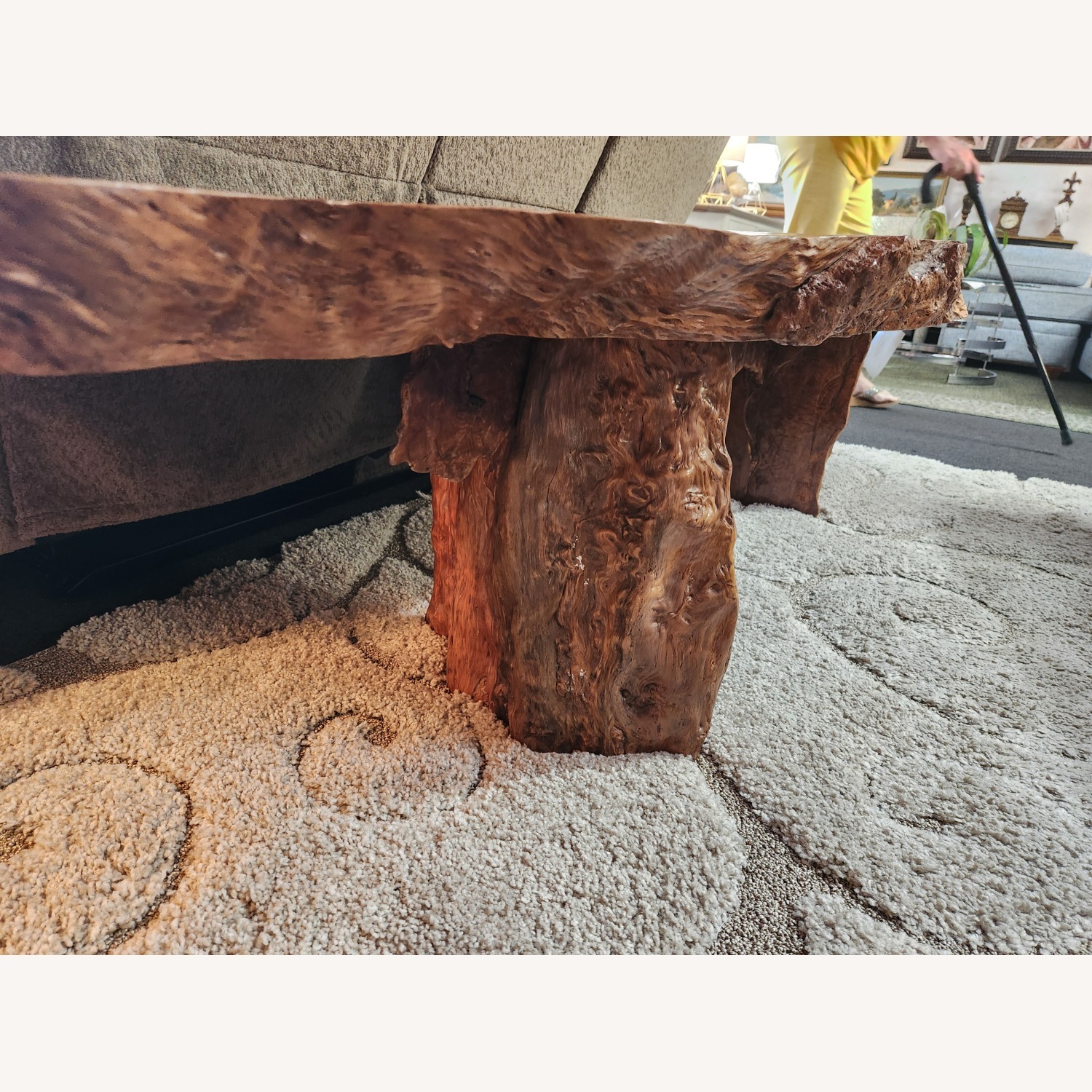From Bali Wood Slab Coffee Table - image-2