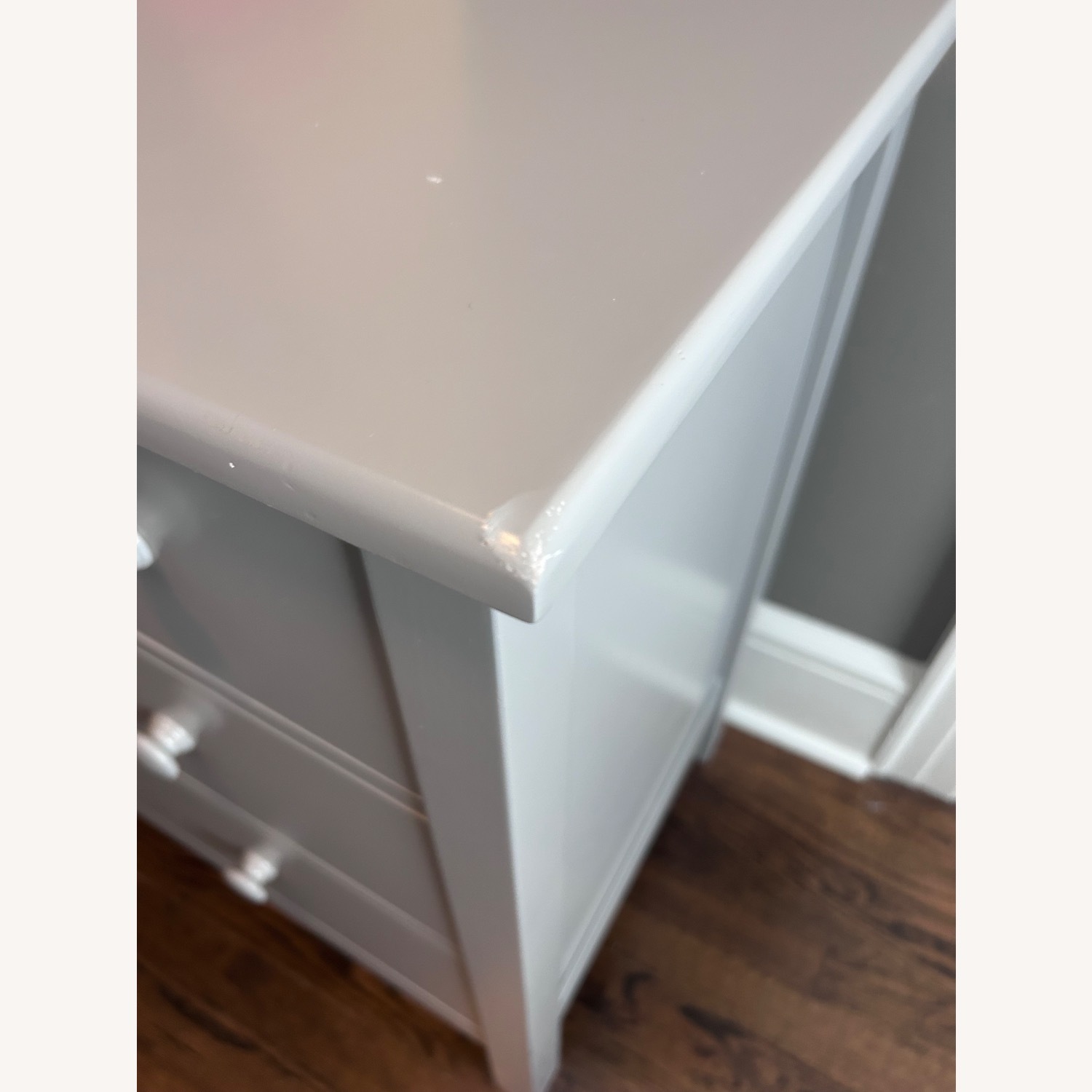 Pottery Barn Kids Kendall Light Gray Wood Dresser - image-5