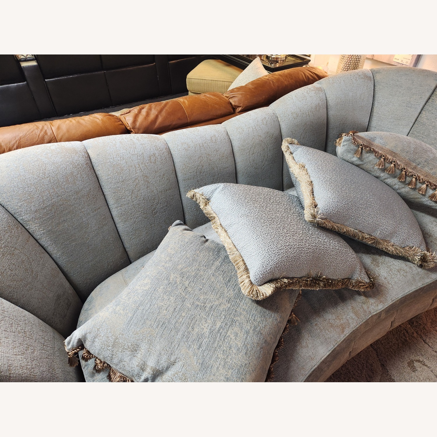 Lexington Furniture Velvet 3+ Seater Sofa - image-3